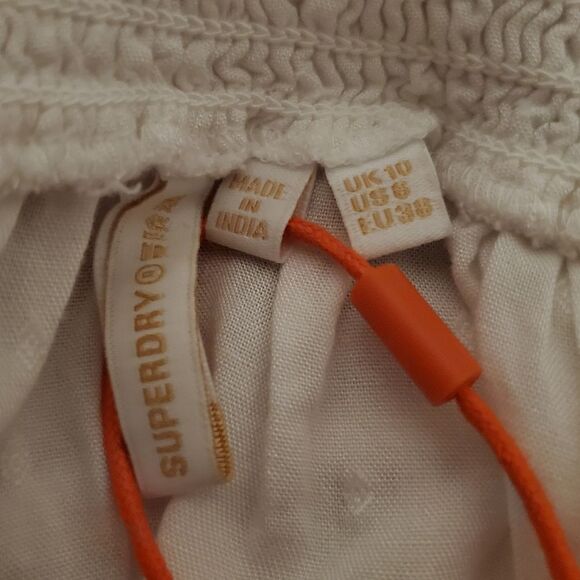 NWT Superdry Ameera Off The Shoulder Top Size 6 - Picture 12 of 15